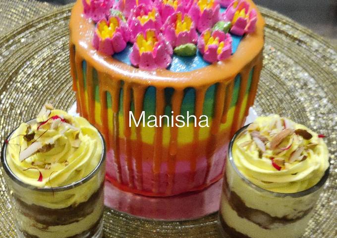 Thandai Cake (Eggless) - Prajakta's Food Lab