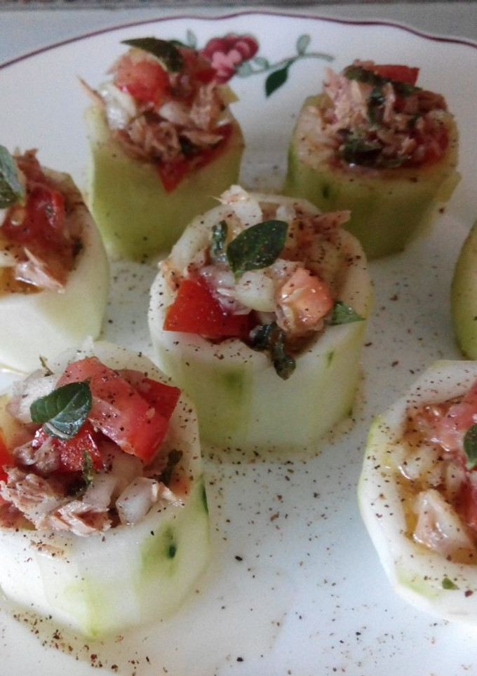Una foto de Bocaditos de pepino