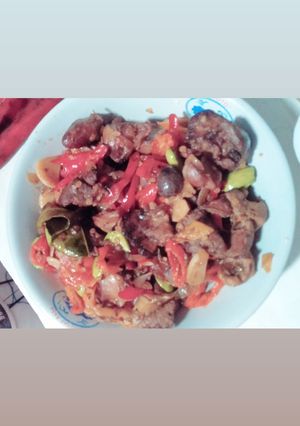 Foto resep Tumis hati ampela pete