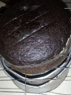 Chocolate cake ainihin hoton girkin