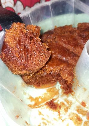 Foto resep Kue sarang semut/bolu karamel kukus (lembut,no bantet)