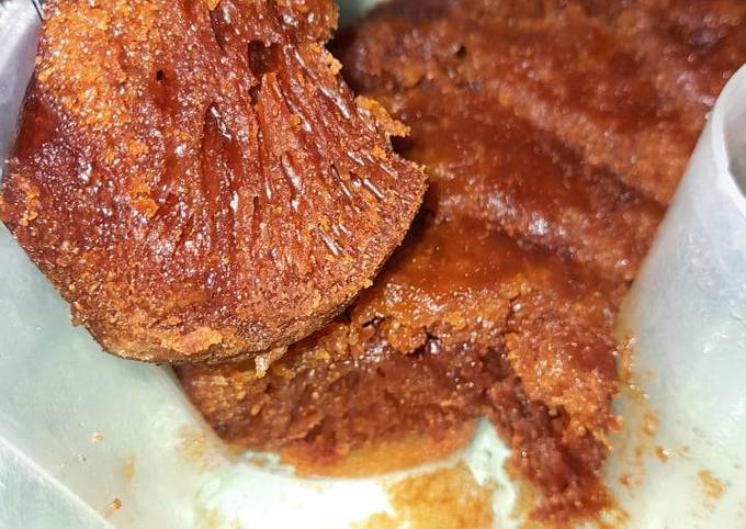 Kue sarang semut/bolu karamel kukus (lembut,no bantet)