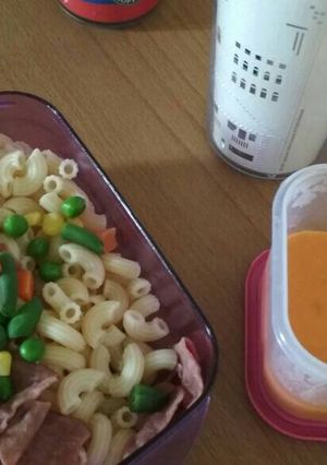 Foto resep Mac n cheese with smoke beef