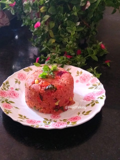 A picture of Sooji, Veggies Upma.