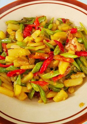 Foto resep Oseng Kentang Buncis