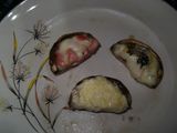 Hongos rellenos con quesos (3 variantes)