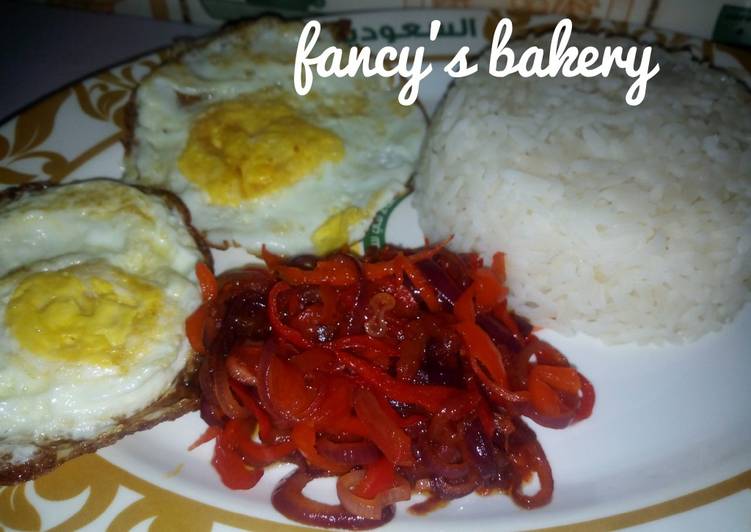 Easiest Way to Make Super Quick Homemade White rice with saurce Cooking Basics for Beginners