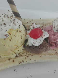Una foto de Banana Split divertido para el día del niño