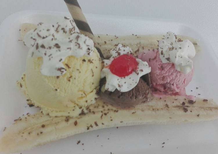 Banana Split divertido para el día del niño