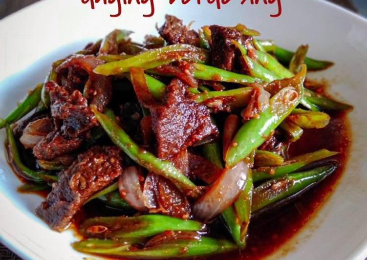 Kacang Buncis Goreng Daging berdesing