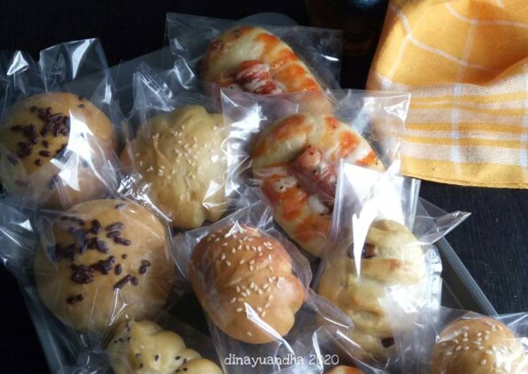 Cara Membuat Basic Soft Bun [bentuk roti manis], Enak