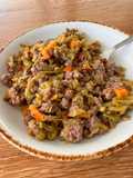 Carne Picada con Manzana Verde