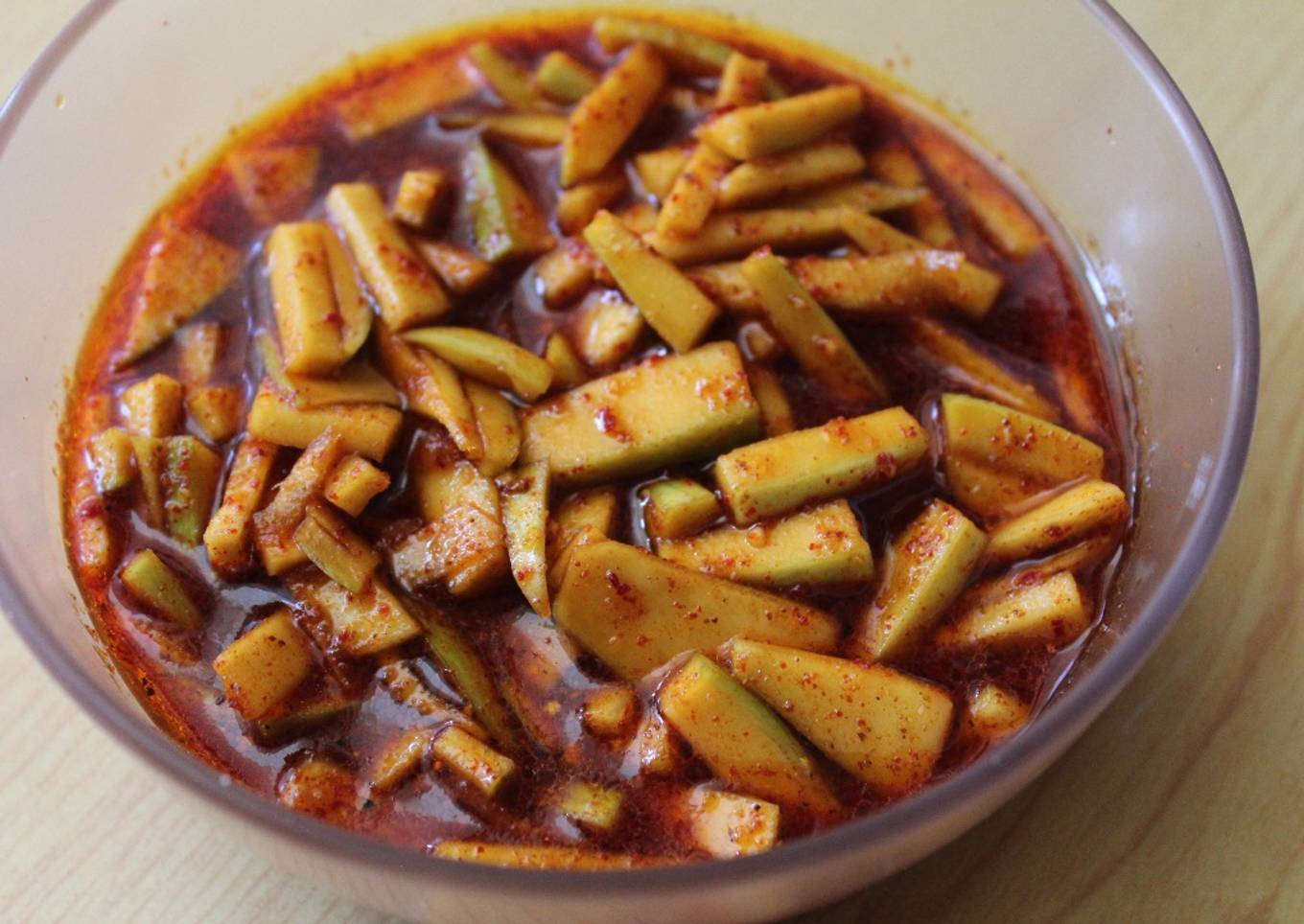 Menthi Mukkallu /Raw Mango pieces In Menthi Powder