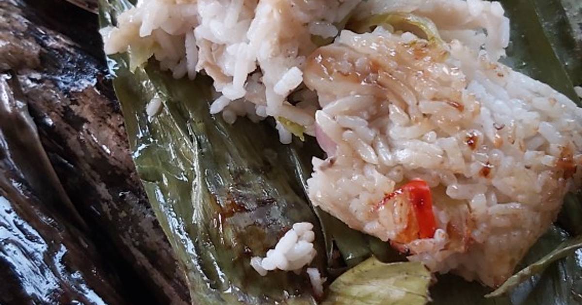 Resep Pepes jamur tiram dengan nasi oleh Noer Sudana - Cookpad
