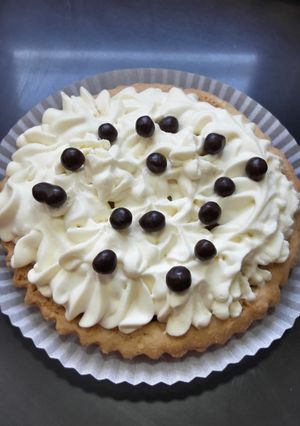 Una foto de Tarta banana split