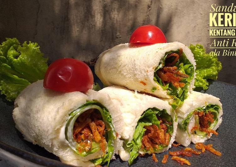 Resep Sandwich Kering Kentang &amp; Teri Anti Gagal