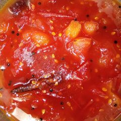 Tomato chutney A picture of Tomato chutney.