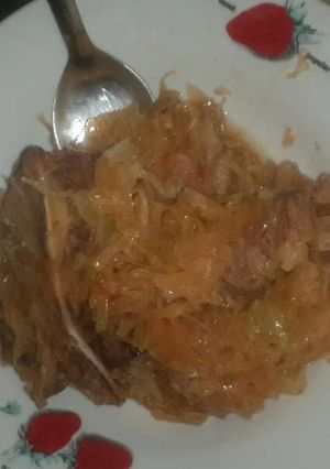 A picture of Fried cabbage.