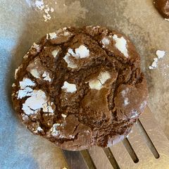 A picture of Christmassy ginger cookies.