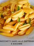 💛Gnocchetti sardi allo zafferano e zucchine 💛