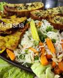 Veg Sizzler (Leftover ka Makeover)