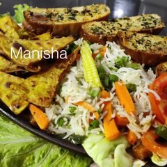 A picture of Veg Sizzler (Leftover ka Makeover).