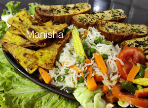 A picture of Veg Sizzler (Leftover ka Makeover).