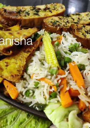 A picture of Veg Sizzler (Leftover ka Makeover).