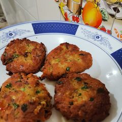 A picture of Shami kabab.