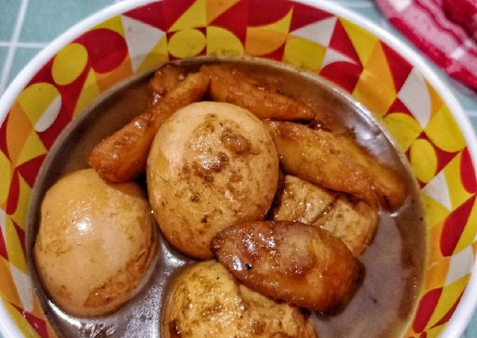 Resep Semur Kentang Telur Manis Oleh Mama Nia Cookpad