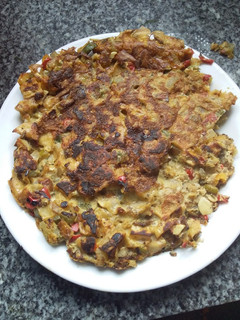 Una foto de Tortilla de verdura