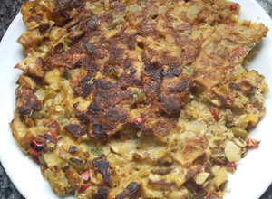Una foto de Tortilla de verdura