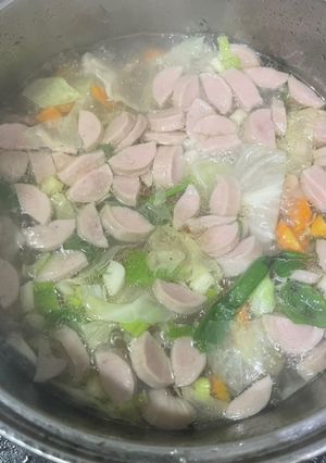 Foto resep Sup sosis jamur