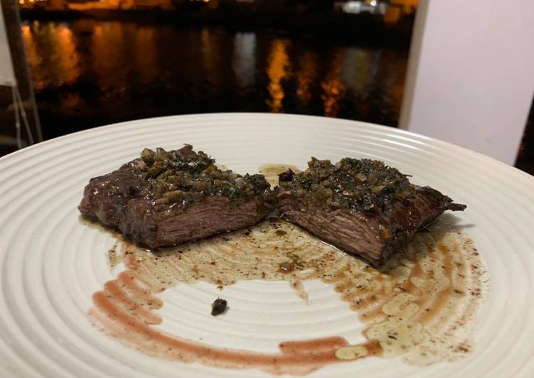 Simple Way to Prepare Quick Chimichurri Flank Skirt