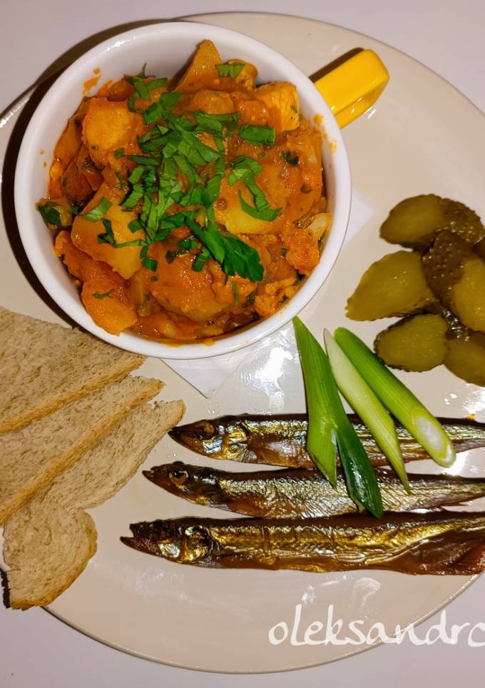 Печеня🍲"Особлива" з м'ясом індика🦃/"Special" roast🍲 with turkey meat🦃