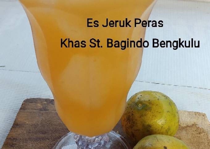 Anti Ribet, Membuat Es Jeruk Peras Khas St Bagindo Bengkulu Sederhana Dan Enak