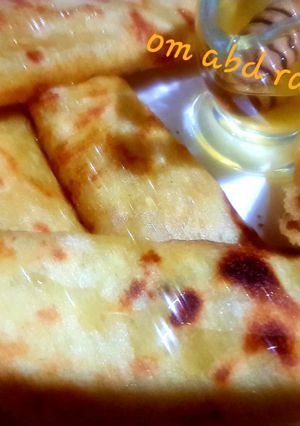 صورة لوصفة مسمن سهل وسريع لفطور الصباح 👍