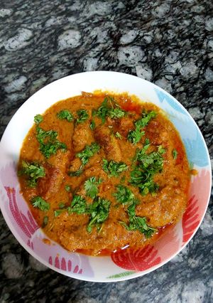 A picture of Chicken seekh korma.