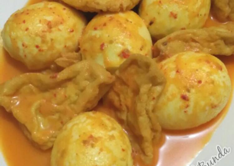 Bagaimana Membuat Telur Tahu Bumbu Kuning Asem yang Menggugah Selera