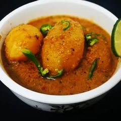 A picture of Kashmiri Dum Aloo.