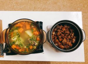 Hình của món Thịt kho tiêu.