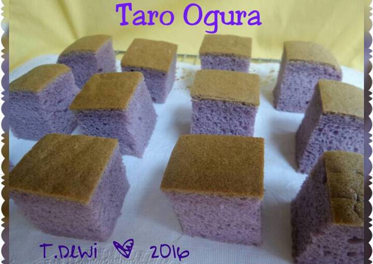 Resep Taro Ogura Cake yang Lezat