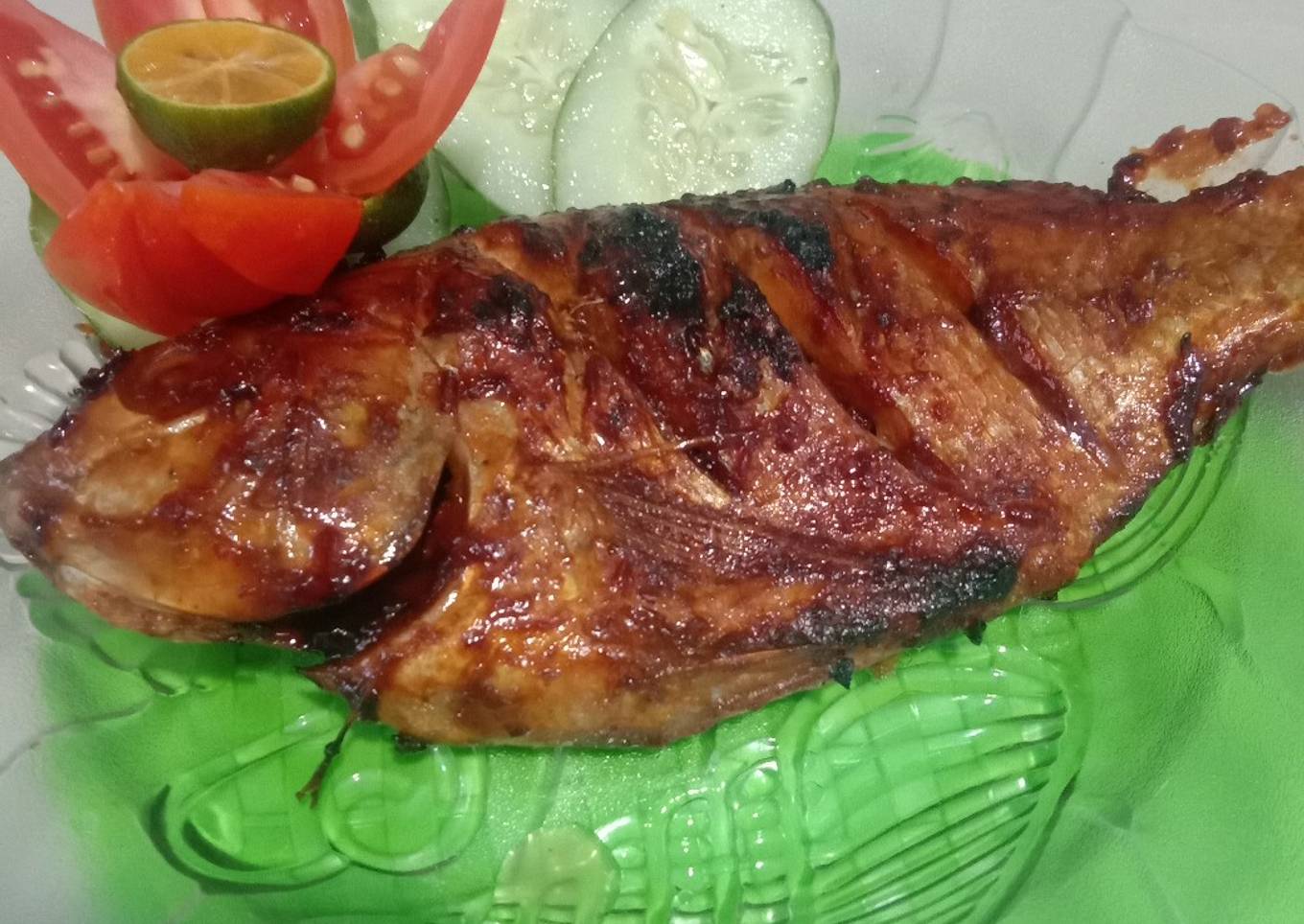 Ikan nila bakar endeus