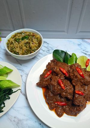 Foto resep Rendang Daging Bumbu Instant