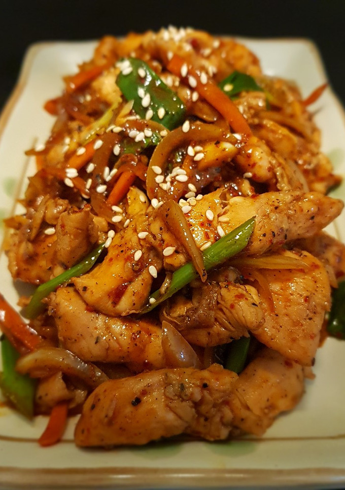 Foto resep Spicy Sesame Chicken