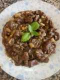 Riñones guisado con papa