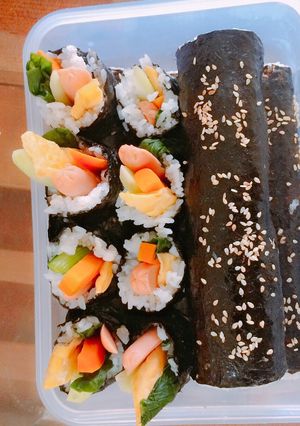Hình của món Kimbab.