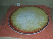 Una foto de tarta de ricota dulce