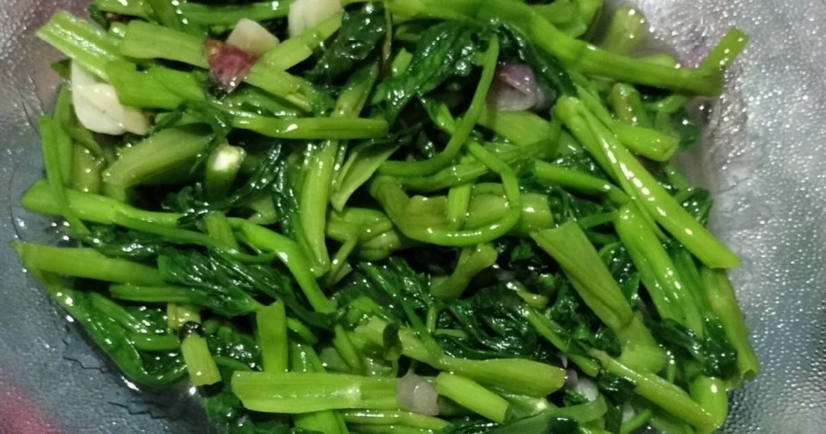 Resep Tumis kangkung simple dan praktis oleh Nengsih Wahyudi Cookpad