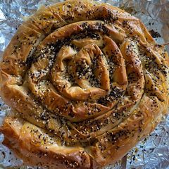 Cheese pie with honey 🍯 A picture of Cheese pie with honey 🍯.
